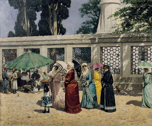 Osman Hamdi, Feraceli  Kadınlar, 1887, tuval üzerine yağlıboya